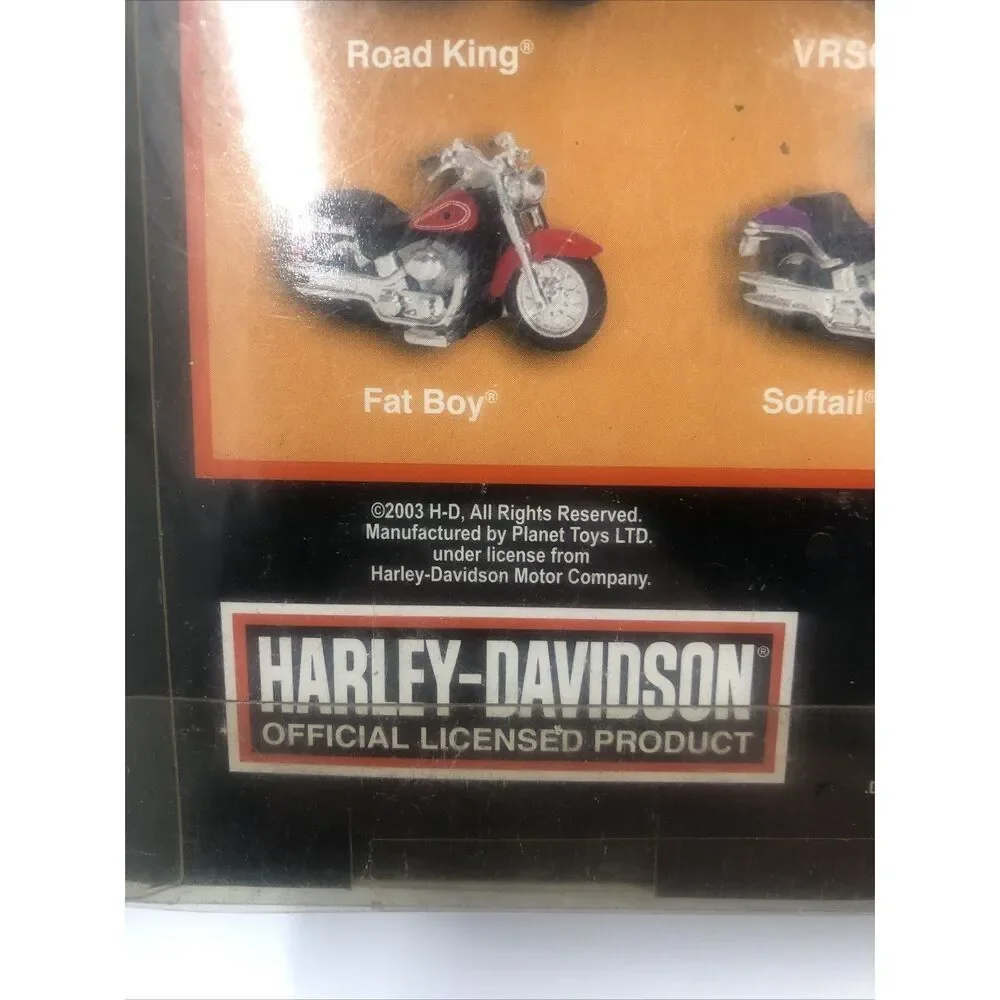 2003 Planet Toys Harley Davidson Radio Control Softail Deuce 27 MHz. Vtg. Read